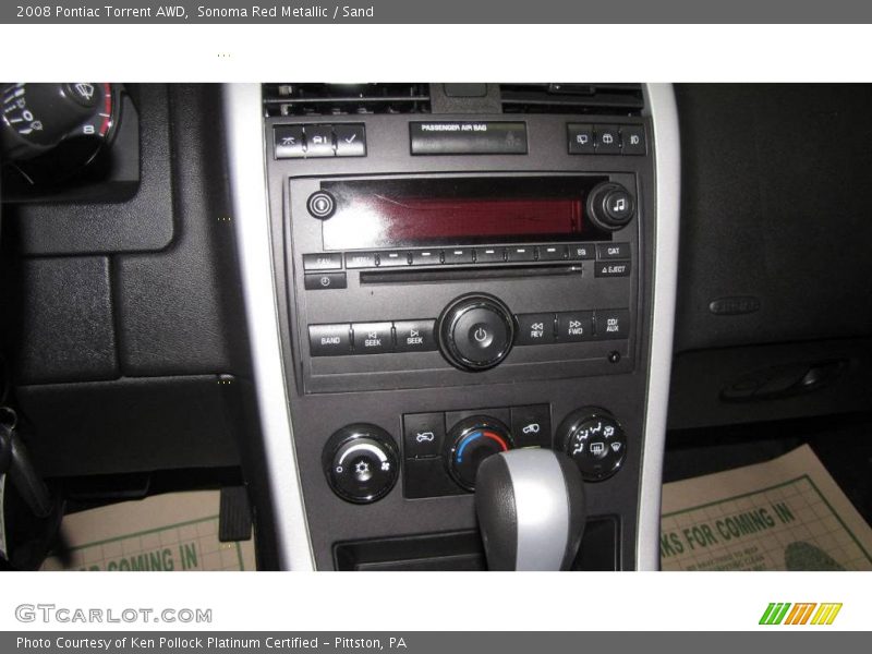 Sonoma Red Metallic / Sand 2008 Pontiac Torrent AWD