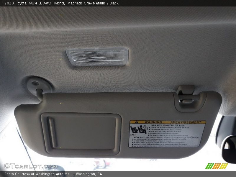 Magnetic Gray Metallic / Black 2020 Toyota RAV4 LE AWD Hybrid