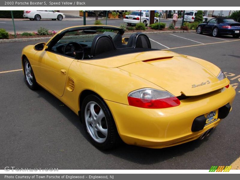Speed Yellow / Black 2003 Porsche Boxster S