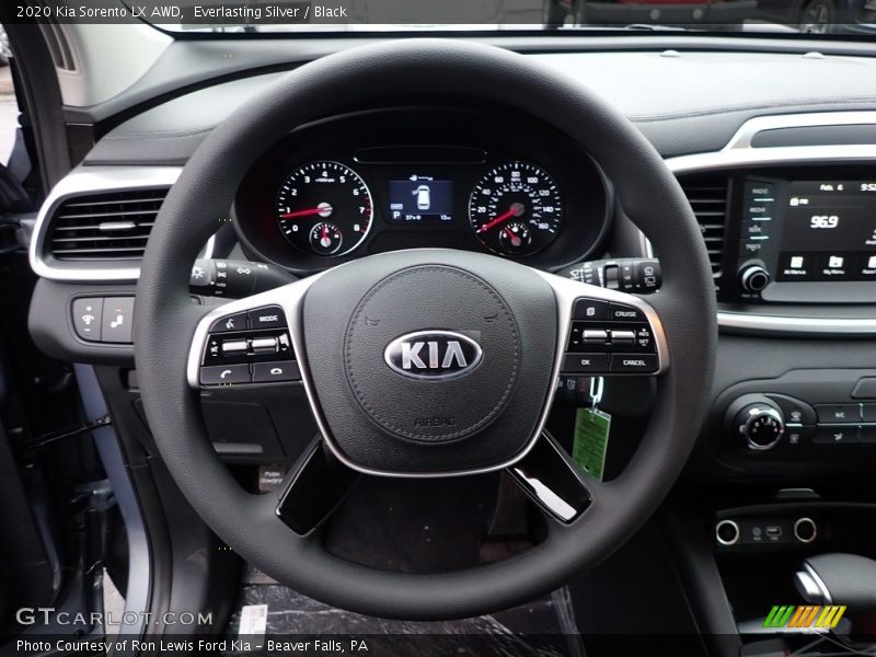 Everlasting Silver / Black 2020 Kia Sorento LX AWD
