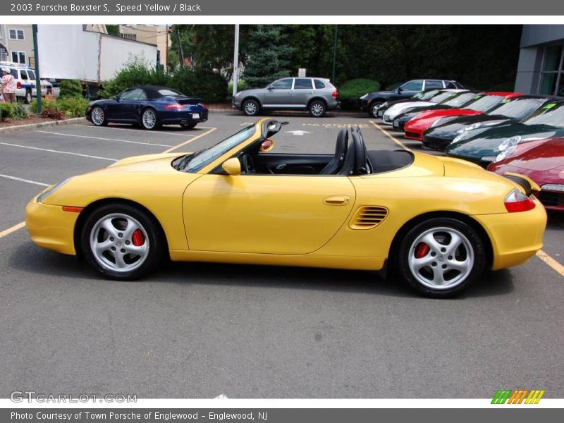 Speed Yellow / Black 2003 Porsche Boxster S