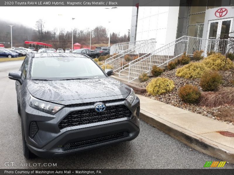 Magnetic Gray Metallic / Black 2020 Toyota RAV4 LE AWD Hybrid