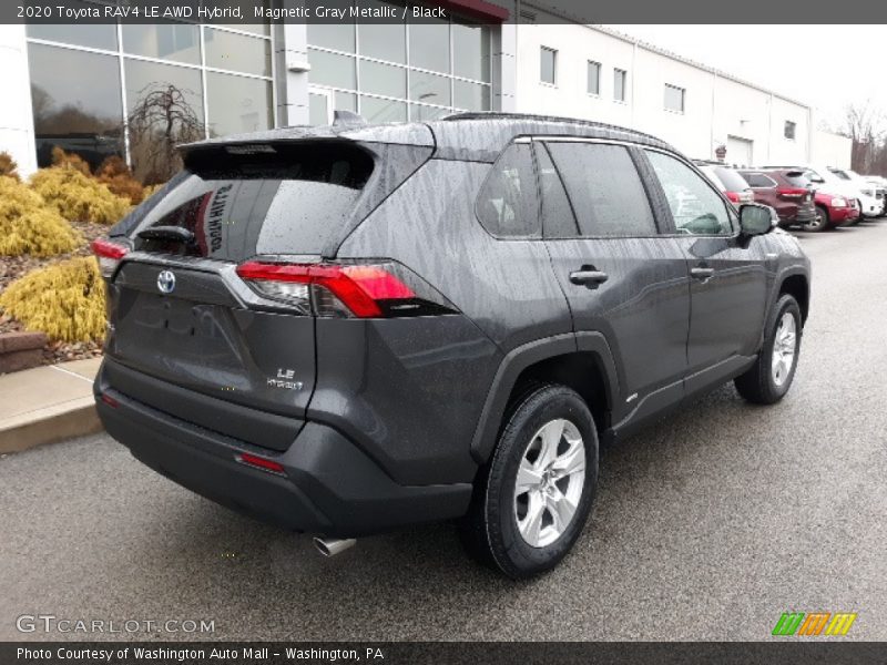 Magnetic Gray Metallic / Black 2020 Toyota RAV4 LE AWD Hybrid