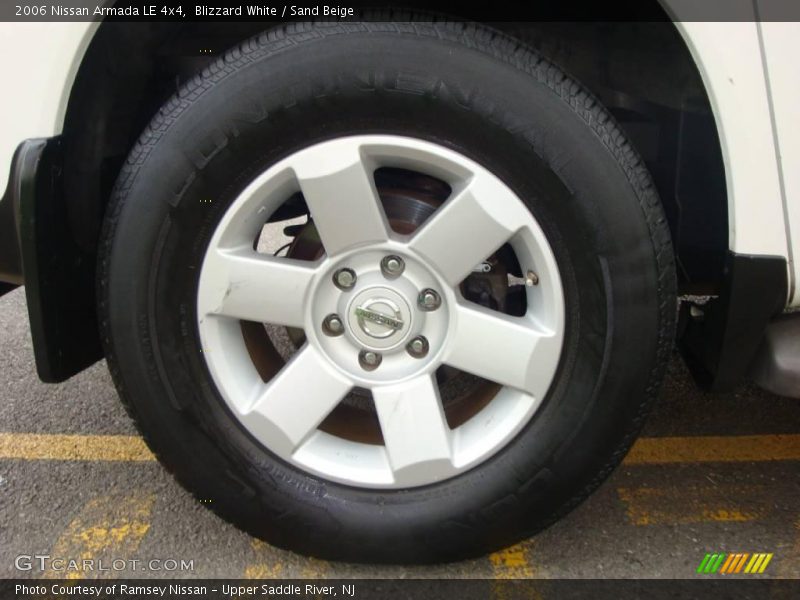 Blizzard White / Sand Beige 2006 Nissan Armada LE 4x4
