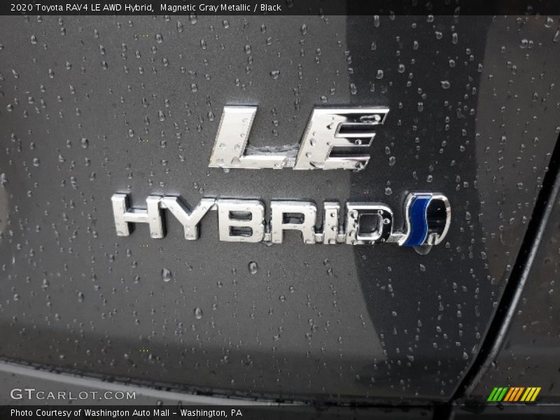 Magnetic Gray Metallic / Black 2020 Toyota RAV4 LE AWD Hybrid