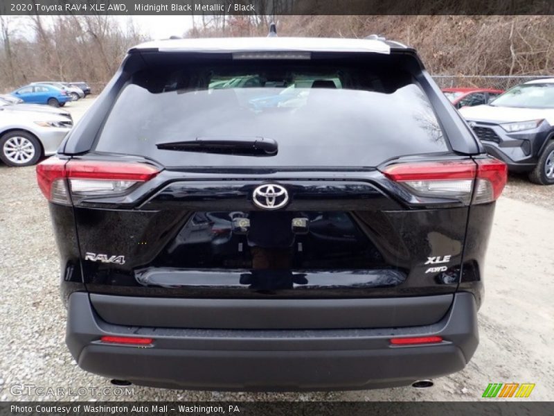 Midnight Black Metallic / Black 2020 Toyota RAV4 XLE AWD