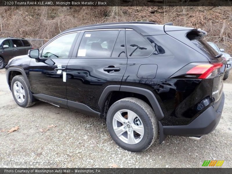 Midnight Black Metallic / Black 2020 Toyota RAV4 XLE AWD