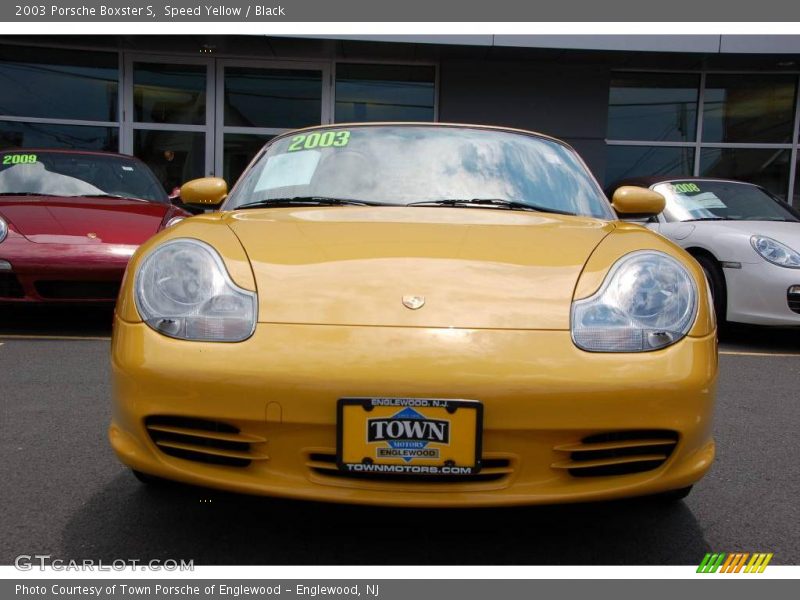 Speed Yellow / Black 2003 Porsche Boxster S