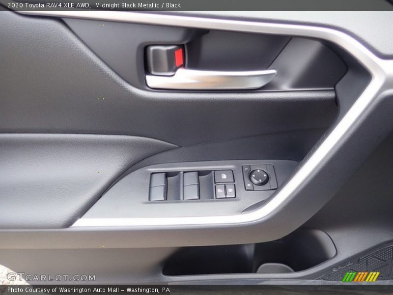 Midnight Black Metallic / Black 2020 Toyota RAV4 XLE AWD