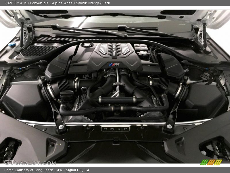  2020 M8 Convertible Engine - 4.4 Liter M TwinPower Turbocharged DOHC 32-Valve VVT V8