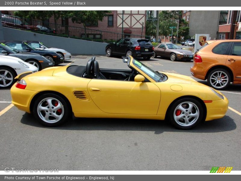 Speed Yellow / Black 2003 Porsche Boxster S
