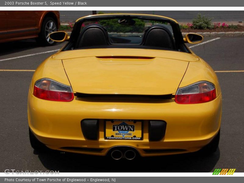 Speed Yellow / Black 2003 Porsche Boxster S