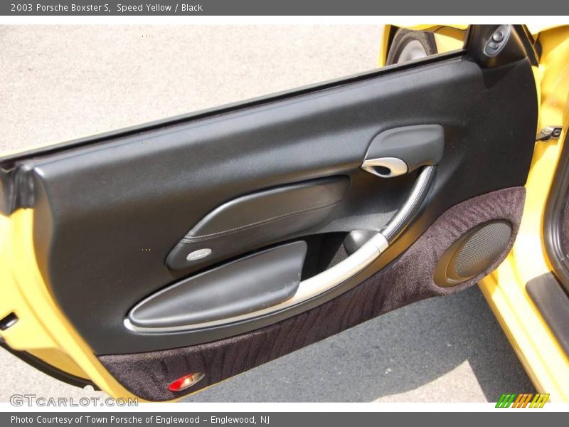 Speed Yellow / Black 2003 Porsche Boxster S
