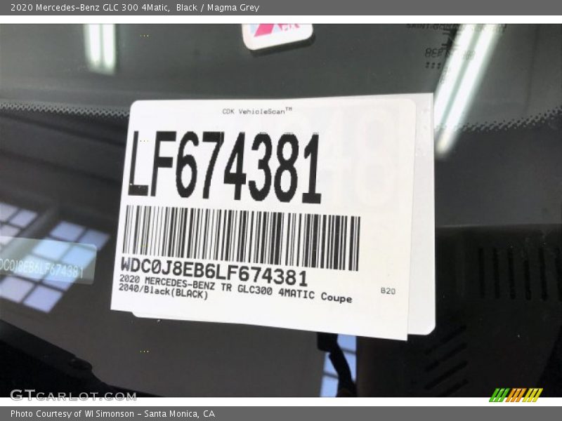 Black / Magma Grey 2020 Mercedes-Benz GLC 300 4Matic