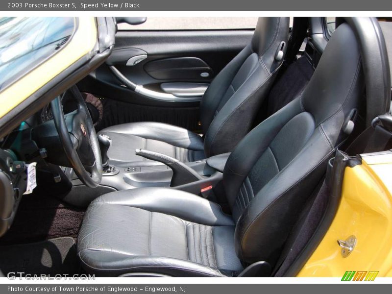 Speed Yellow / Black 2003 Porsche Boxster S