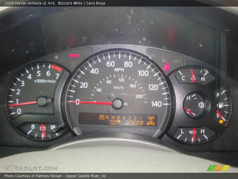 Blizzard White / Sand Beige 2006 Nissan Armada LE 4x4
