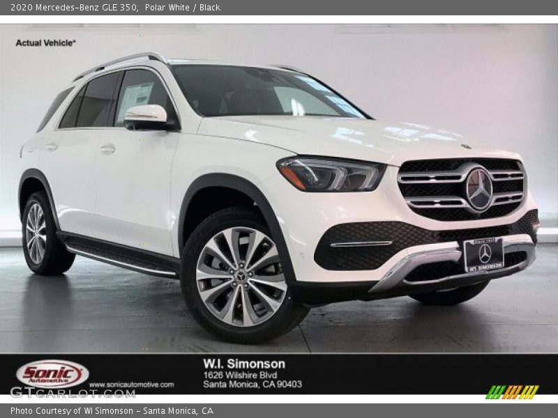 Polar White / Black 2020 Mercedes-Benz GLE 350