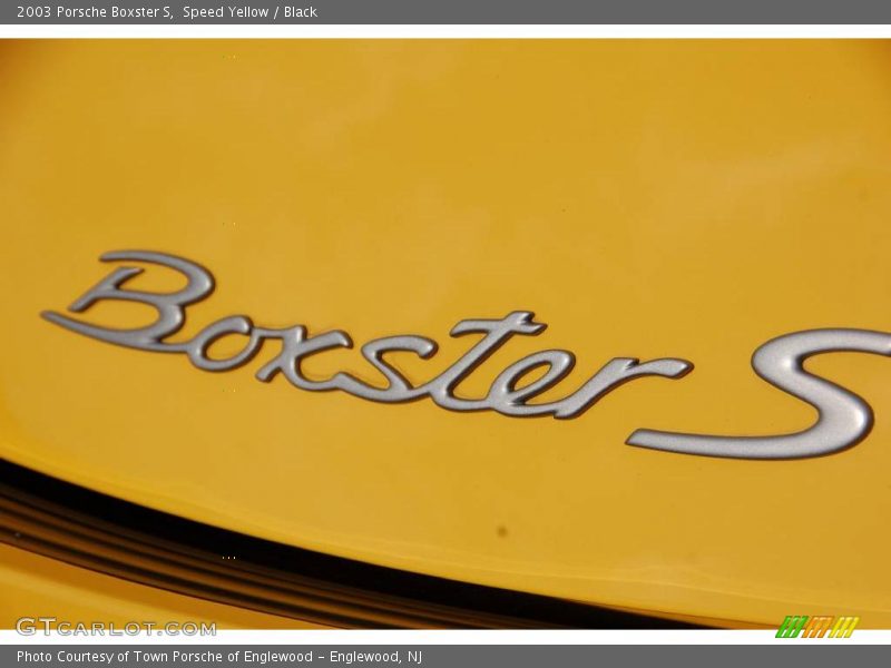 Speed Yellow / Black 2003 Porsche Boxster S