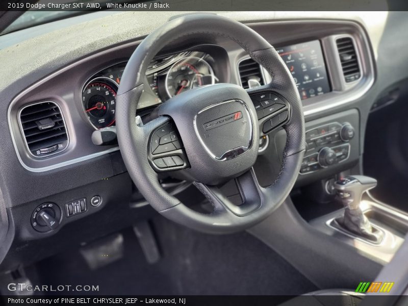 White Knuckle / Black 2019 Dodge Charger SXT AWD