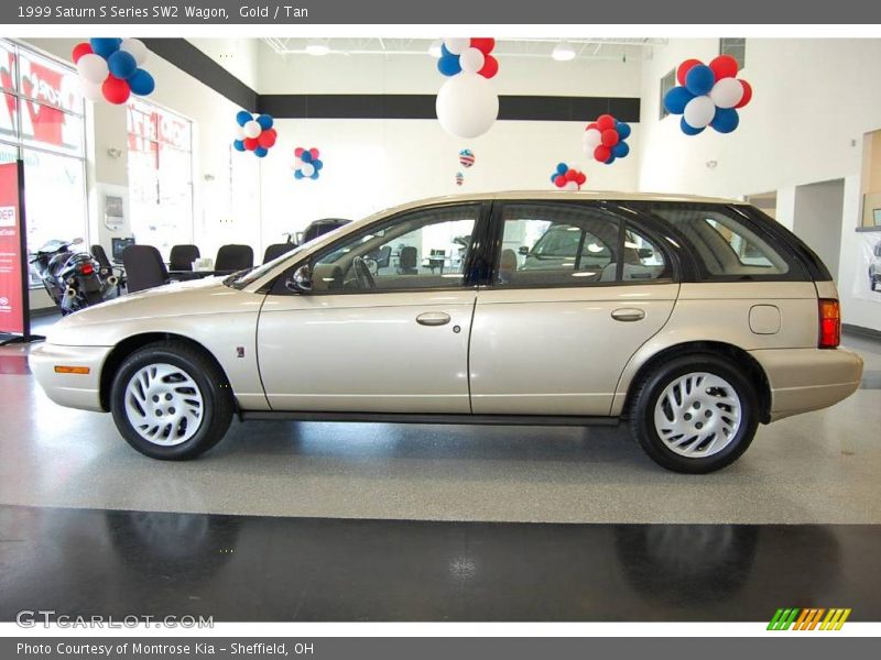 Gold / Tan 1999 Saturn S Series SW2 Wagon