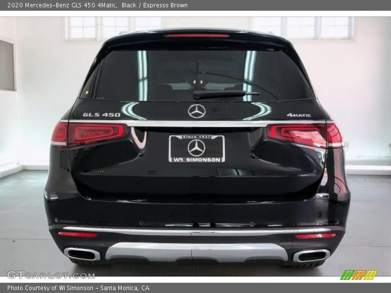 Black / Espresso Brown 2020 Mercedes-Benz GLS 450 4Matic