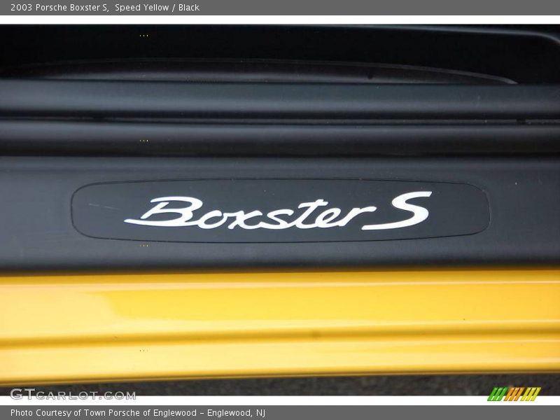 Speed Yellow / Black 2003 Porsche Boxster S