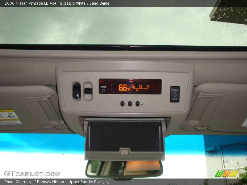 Blizzard White / Sand Beige 2006 Nissan Armada LE 4x4