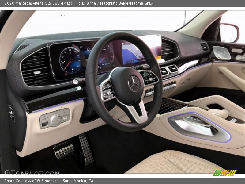 Dashboard of 2020 GLS 580 4Matic