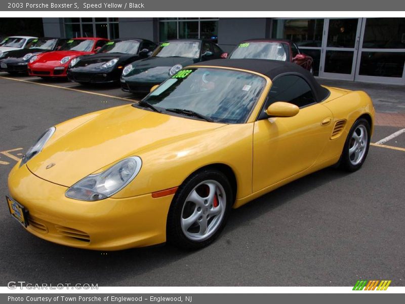 Speed Yellow / Black 2003 Porsche Boxster S