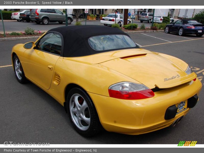 Speed Yellow / Black 2003 Porsche Boxster S