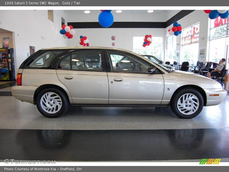 Gold / Tan 1999 Saturn S Series SW2 Wagon