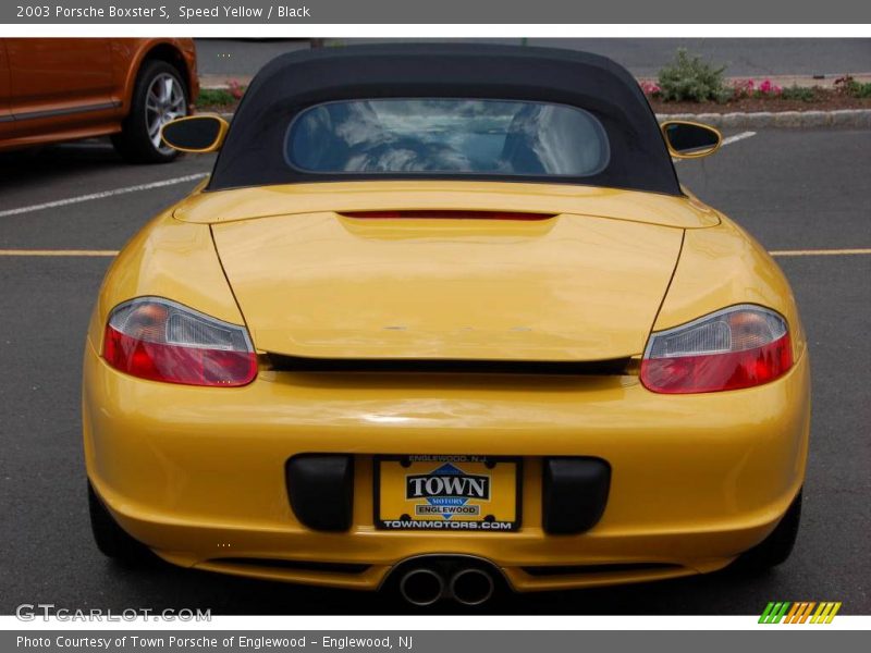 Speed Yellow / Black 2003 Porsche Boxster S
