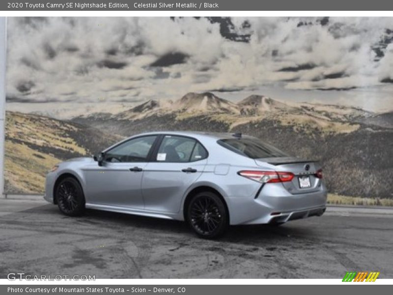 Celestial Silver Metallic / Black 2020 Toyota Camry SE Nightshade Edition