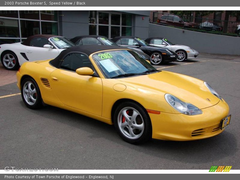 Speed Yellow / Black 2003 Porsche Boxster S