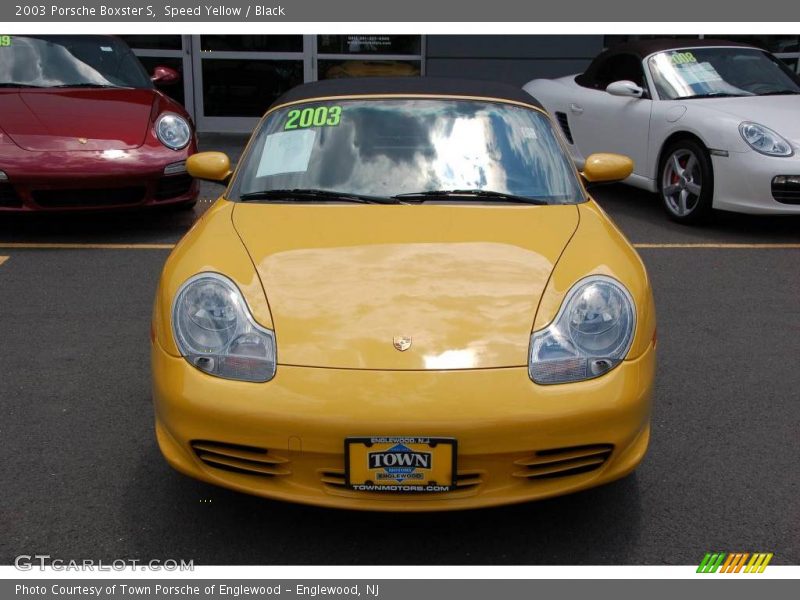 Speed Yellow / Black 2003 Porsche Boxster S