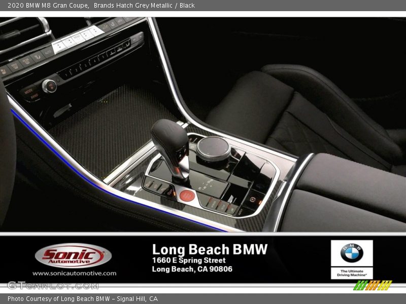 Brands Hatch Grey Metallic / Black 2020 BMW M8 Gran Coupe