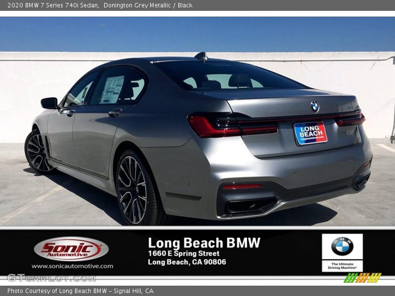 Donington Grey Metallic / Black 2020 BMW 7 Series 740i Sedan
