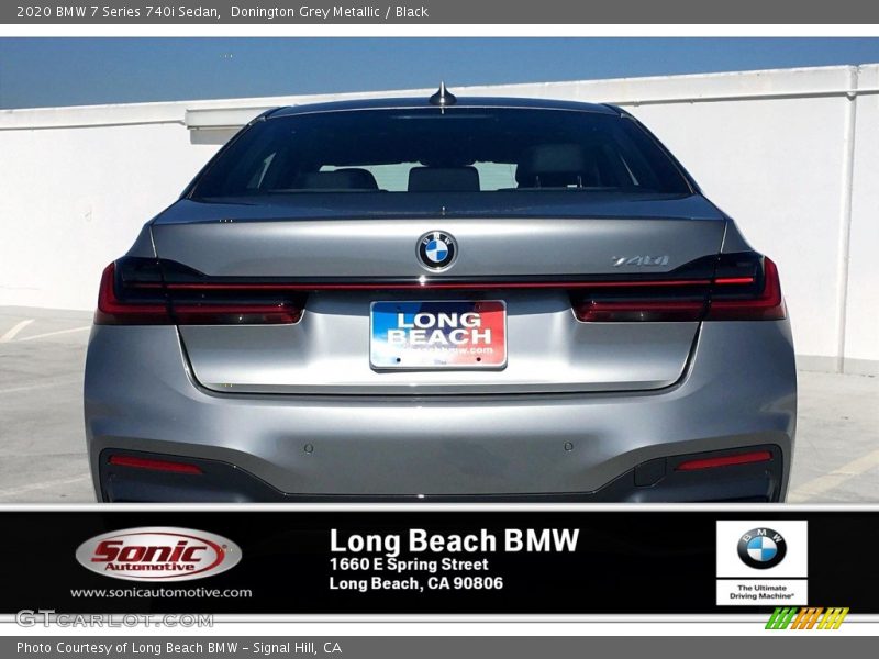 Donington Grey Metallic / Black 2020 BMW 7 Series 740i Sedan