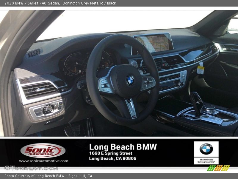 Donington Grey Metallic / Black 2020 BMW 7 Series 740i Sedan