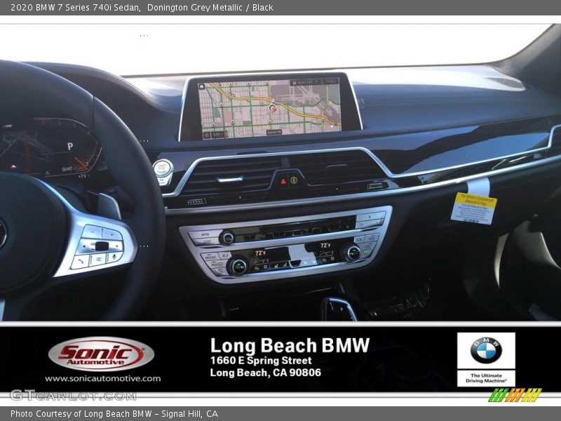Donington Grey Metallic / Black 2020 BMW 7 Series 740i Sedan