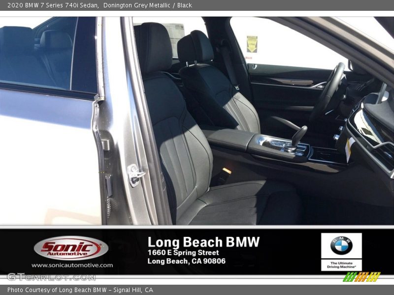 Donington Grey Metallic / Black 2020 BMW 7 Series 740i Sedan