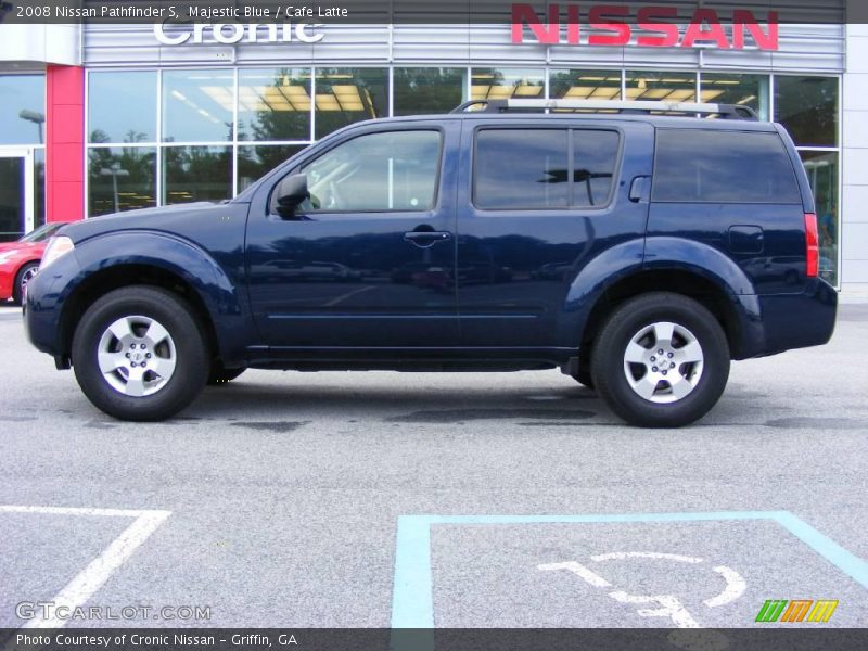 Majestic Blue / Cafe Latte 2008 Nissan Pathfinder S