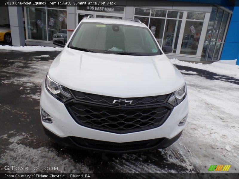 Summit White / Jet Black 2020 Chevrolet Equinox Premier AWD