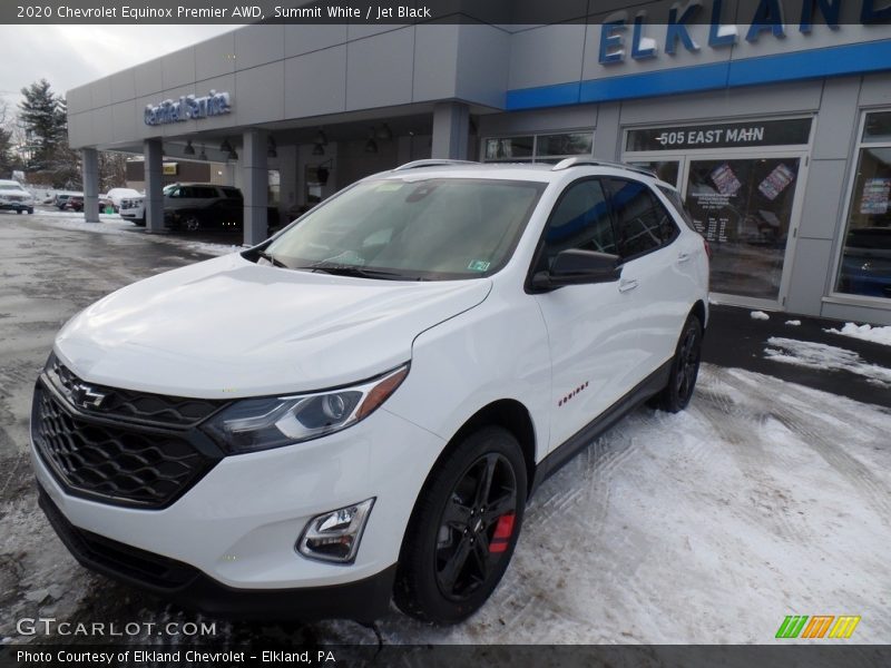 Summit White / Jet Black 2020 Chevrolet Equinox Premier AWD