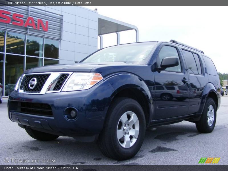 Majestic Blue / Cafe Latte 2008 Nissan Pathfinder S