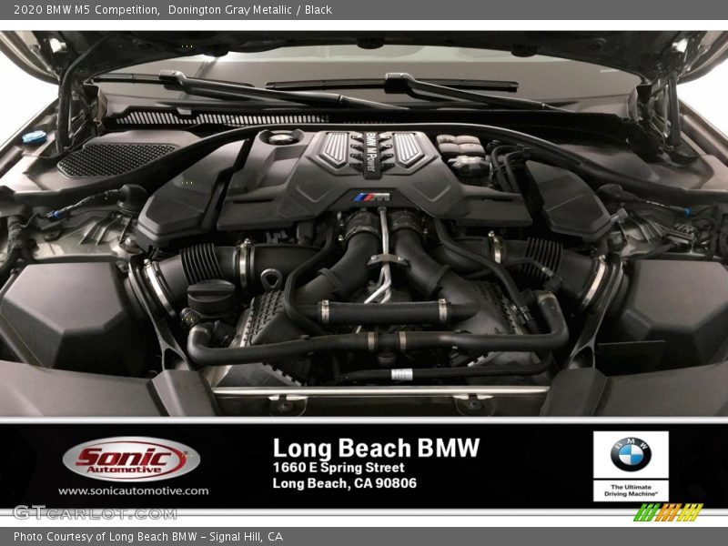 Donington Gray Metallic / Black 2020 BMW M5 Competition