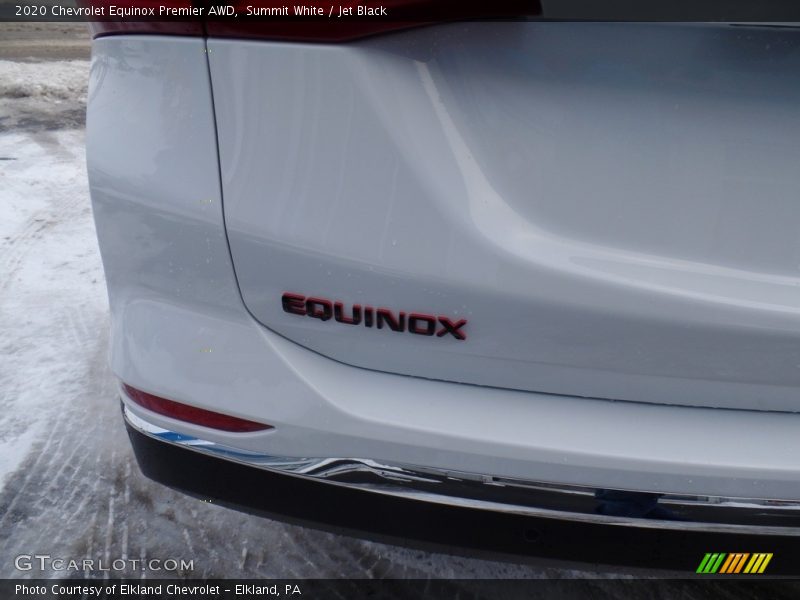 Summit White / Jet Black 2020 Chevrolet Equinox Premier AWD