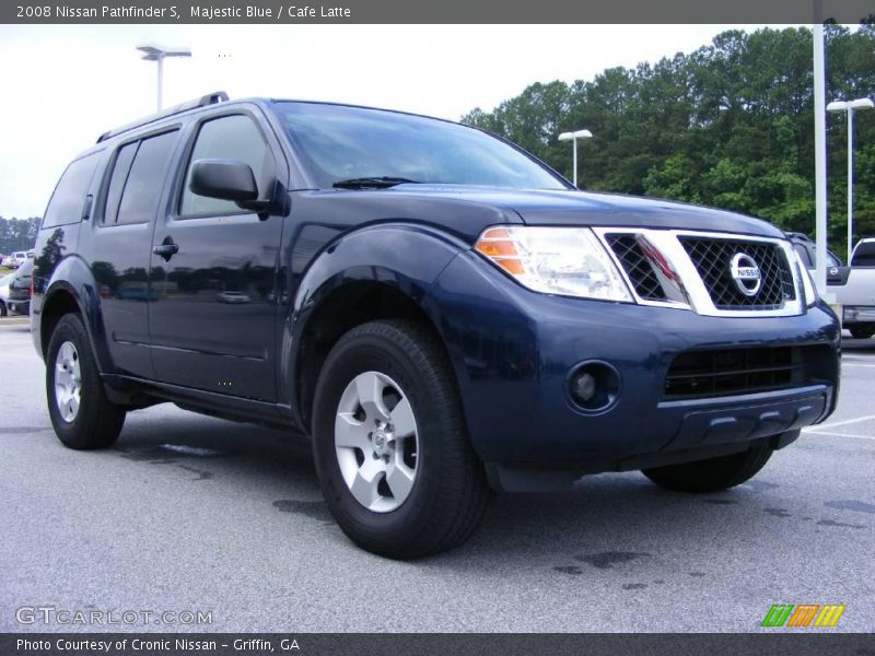 Majestic Blue / Cafe Latte 2008 Nissan Pathfinder S