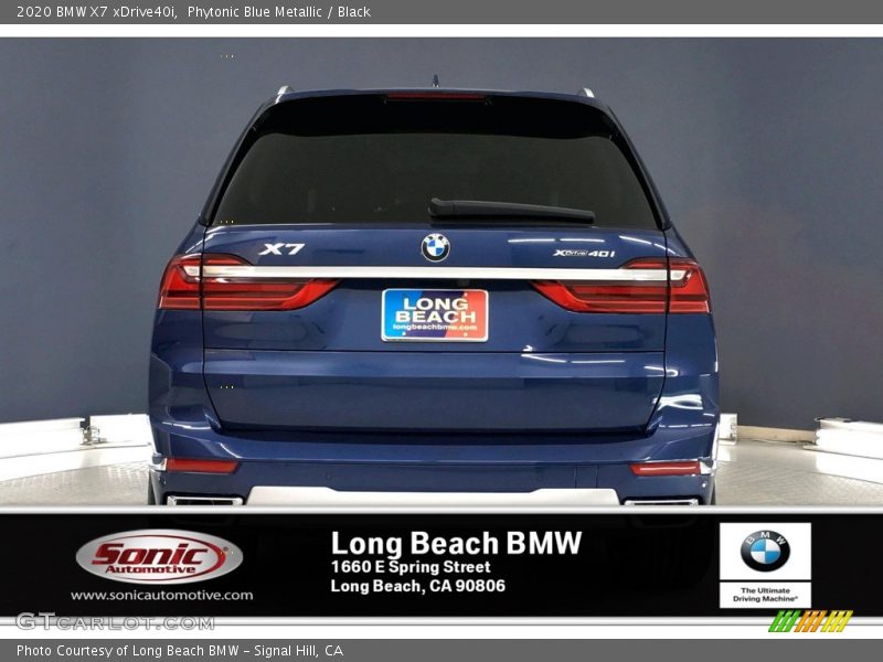 Phytonic Blue Metallic / Black 2020 BMW X7 xDrive40i