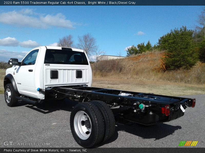 Bright White / Black/Diesel Gray 2020 Ram 5500 Tradesman Regular Cab 4x4 Chassis